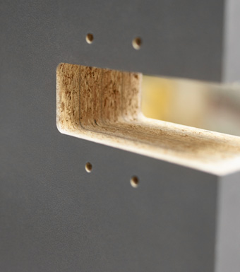 Spanplatten beschichtet und auf Maß